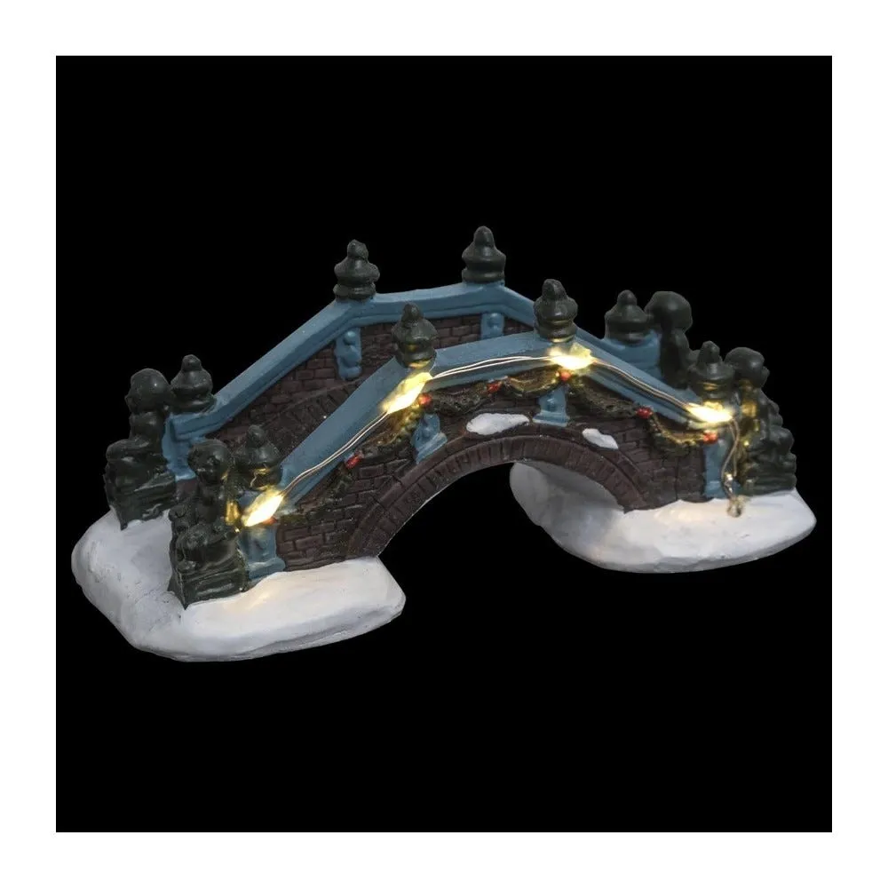 Accessoire lumineux pour village de noël pont lumineux