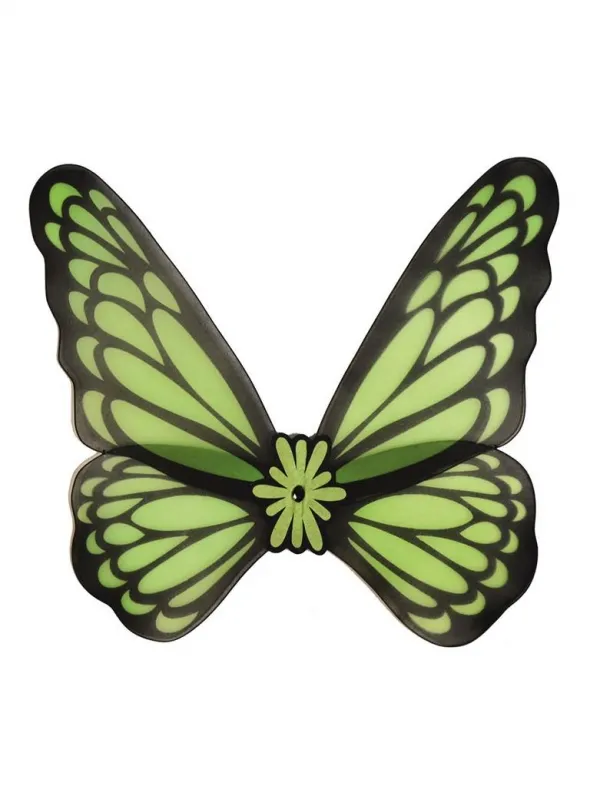 Ailes de papillon rose ou vert pour adulte