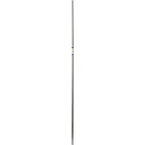 Barre pour tringle à rideaux fer argenté 2m D 28mm 