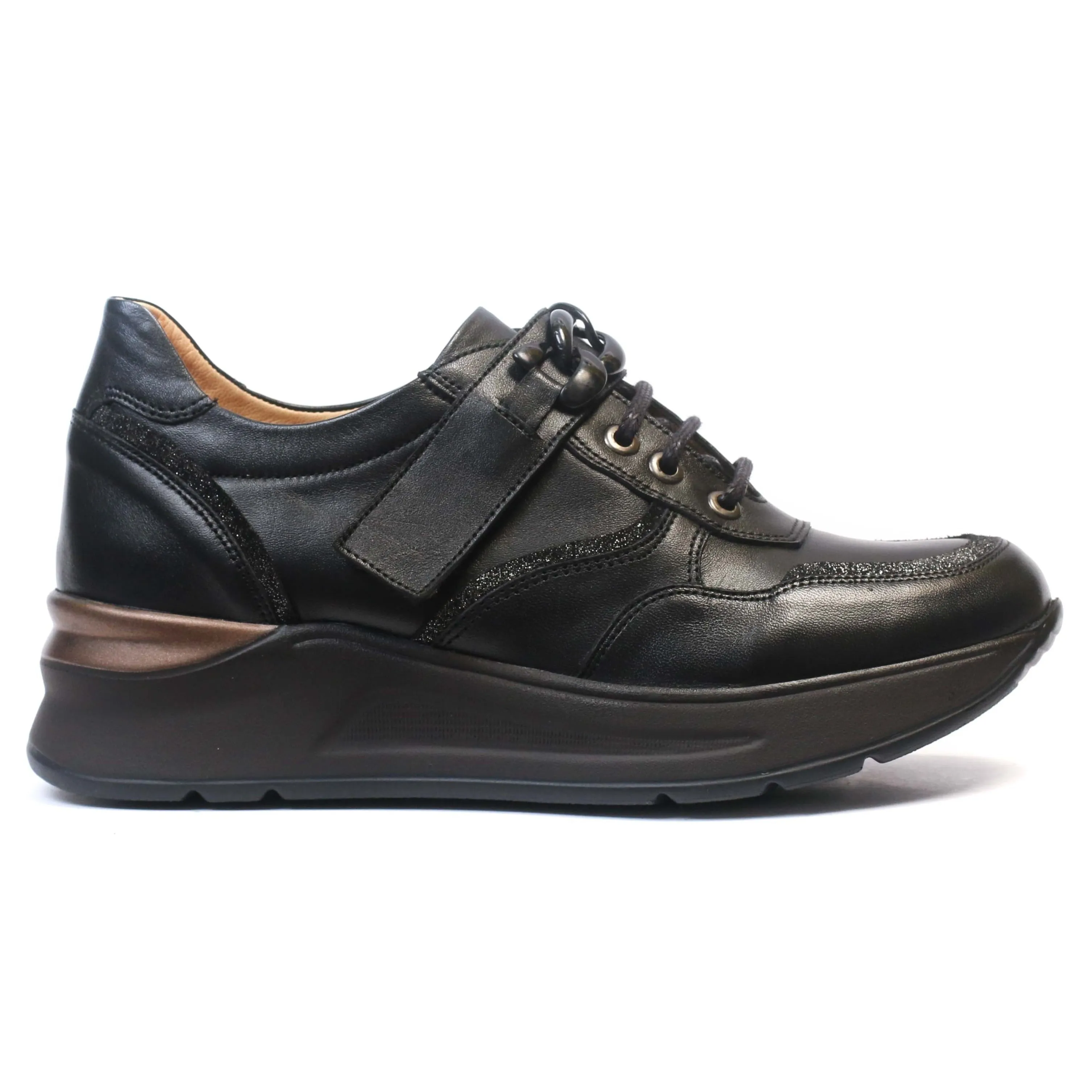 BASKET EN CUIR NOIR 08