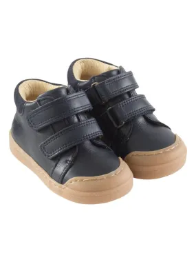 Baskets cuir Scratchy - Bleu marine