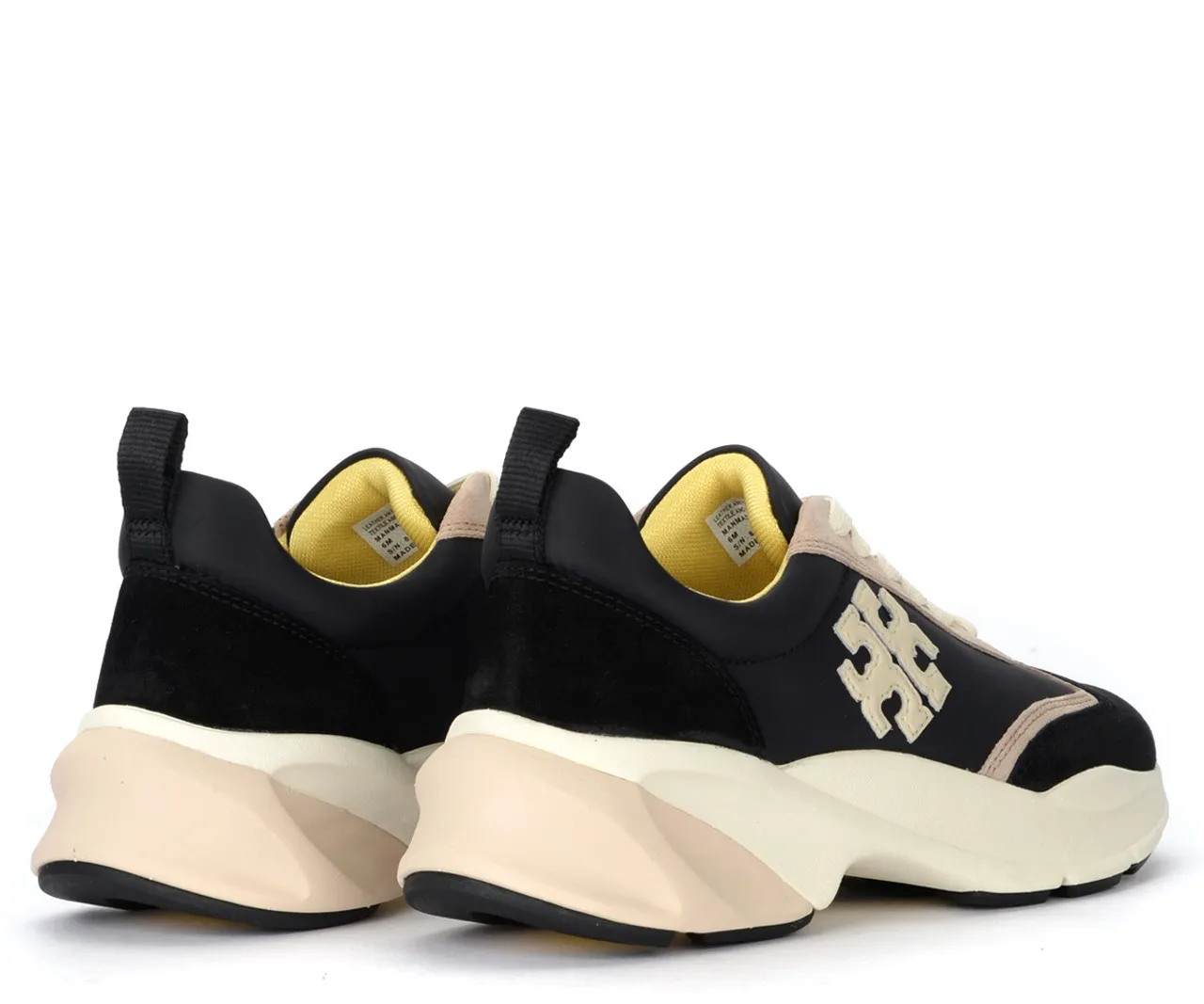 Baskets Tory Burch Bonne chance en nylon noir