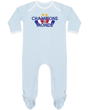 Body Pyjama Bébé Champions du monde par tunetoo