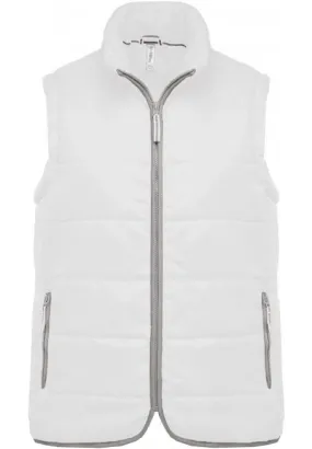 Bodywarmer blanc personnalisable