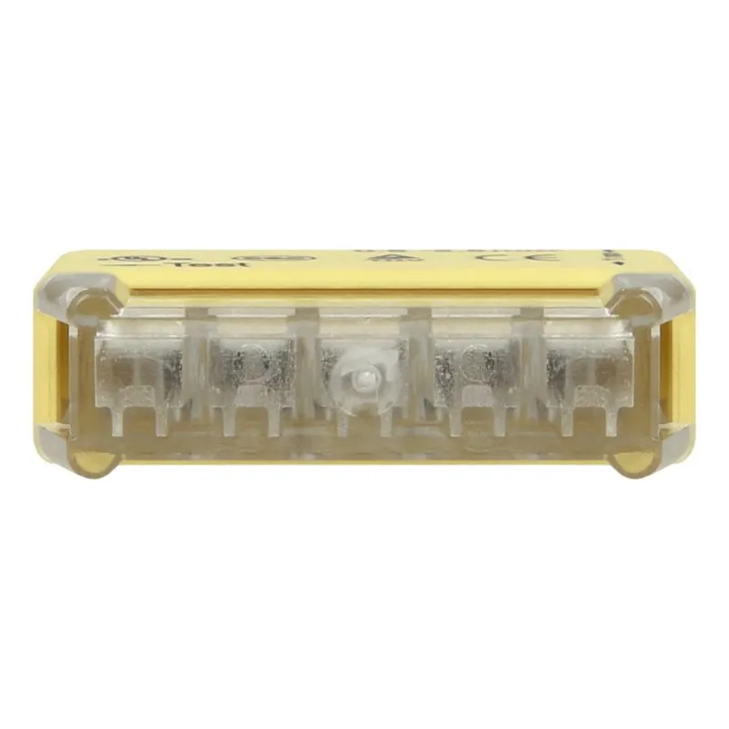 Boite de 50 connecteurs électriques rapides 5 fils rigides 0,5 à 2,5mm²