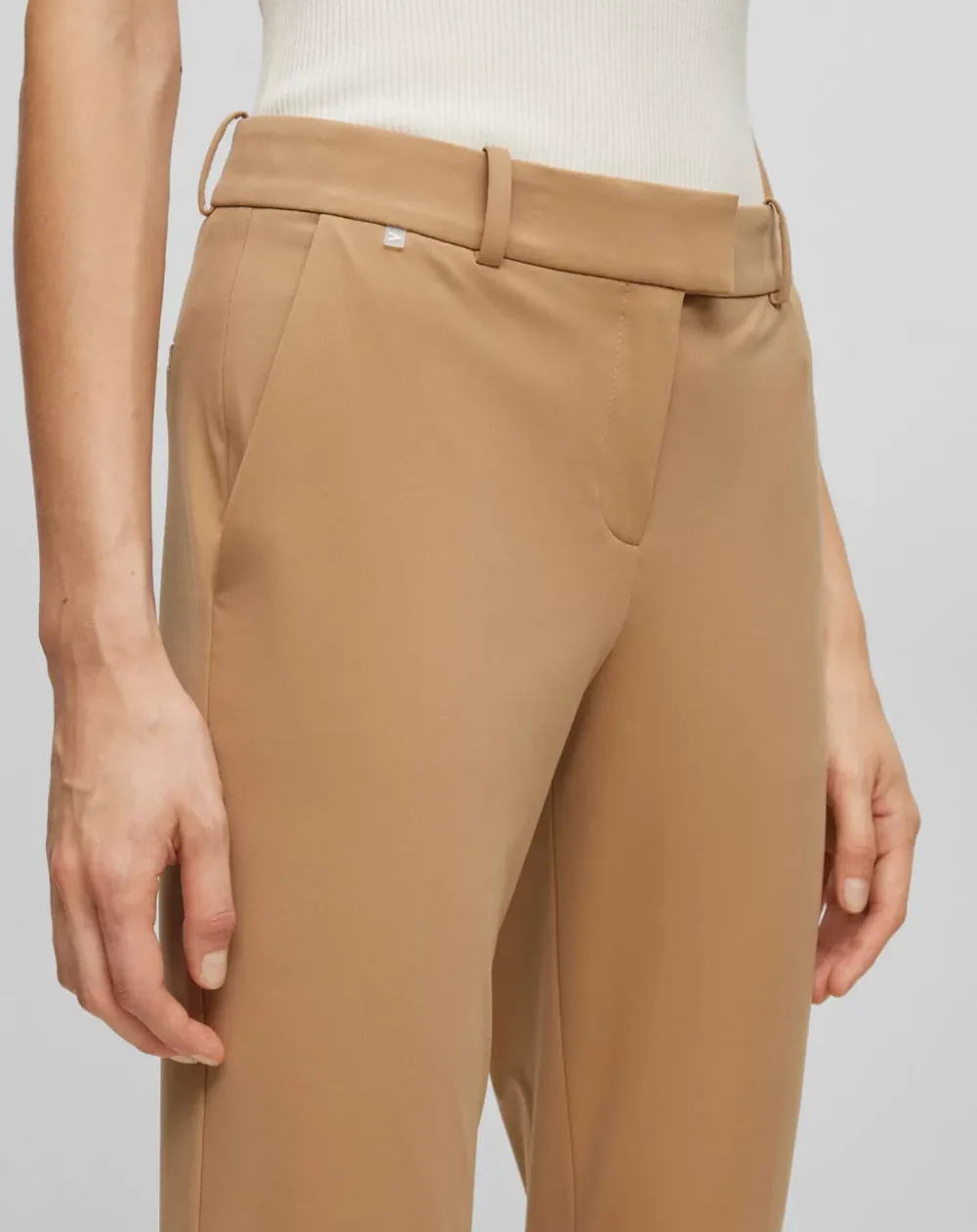 Boss Pantalon Femme Tailles 32 Coloris Beige