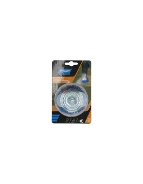 Brosse perceuse coupe nylon bleu 75 Norton - NORTON - 530544