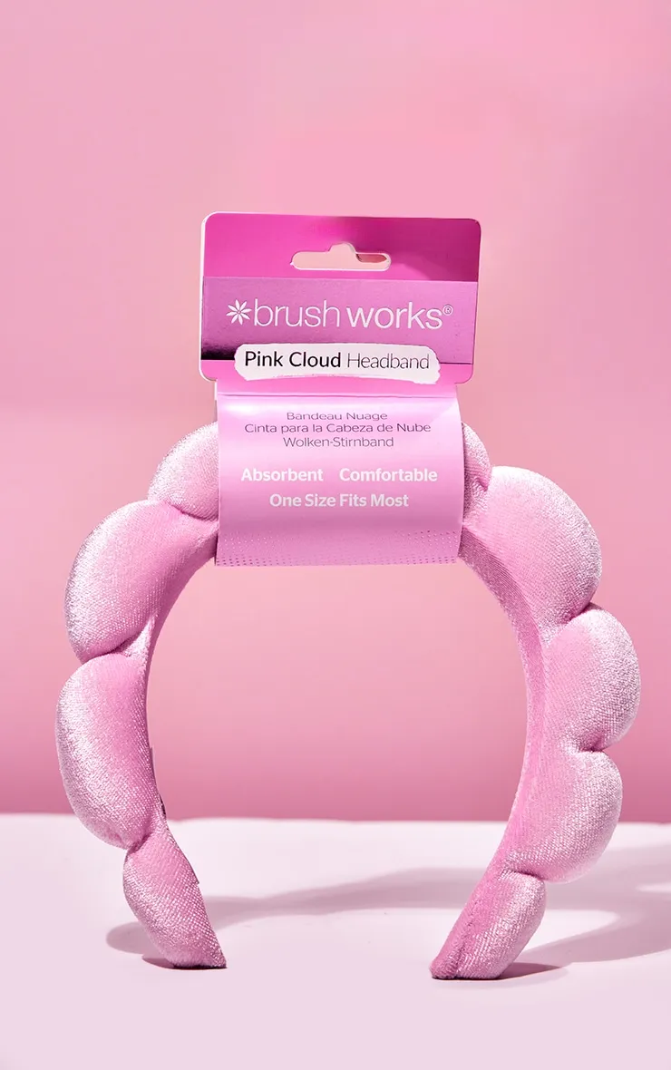 Brushworks Serre-tête nuage rose