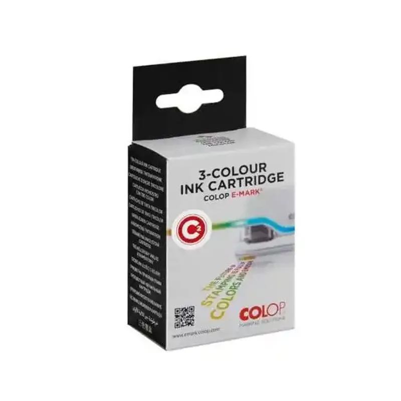 Cartouche couleurs C2 pour imprimante mobile e-mark go