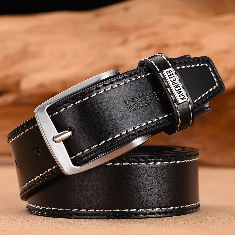 Ceinture homme cuir véritable 95 à 130cm