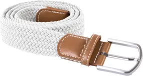 Ceinture tressée élastiquée - KP805 - blanc 