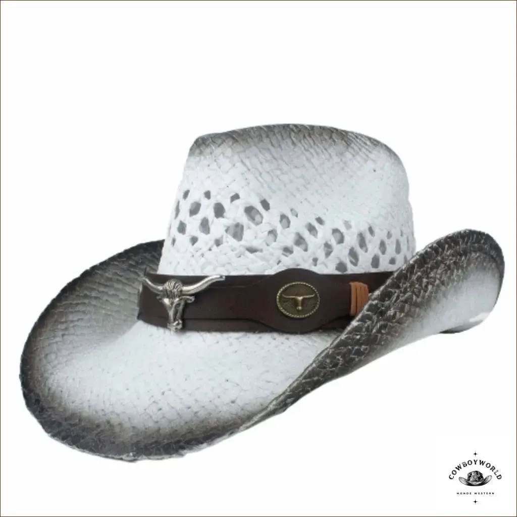 Chapeau Western Blanc