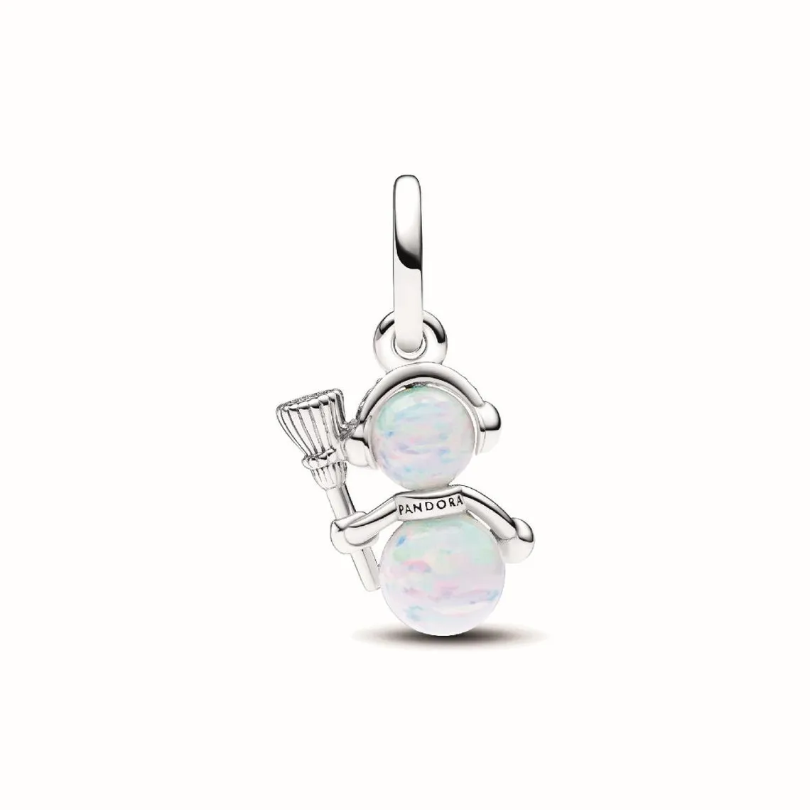 Charm Pendant Bonhomme de Neige Opalescent - Pandora Moments | 3 Suisses