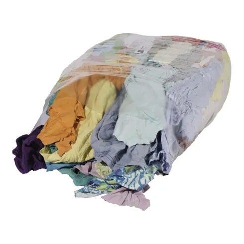 Chiffon de nettoyage tricoté HT coton teinte multicolore claire ELOS