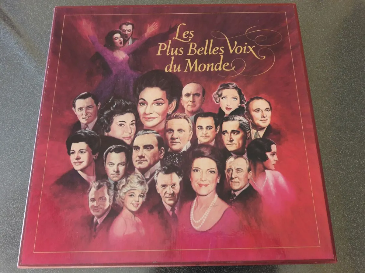 Coffret 9 disques . Les plus belles voix du monde