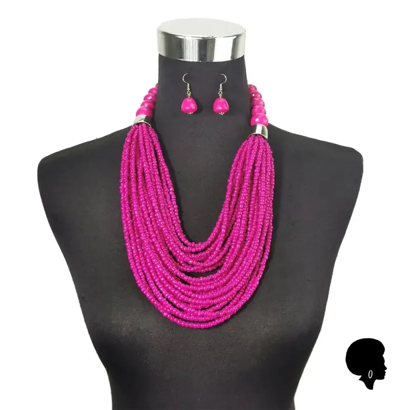 Collier Africain Perles
