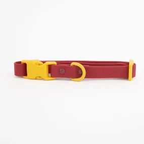 Collier imperméable bordeaux