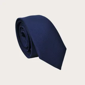 Cravate pour homme bleu marine en soie Brucle | Style étonnant