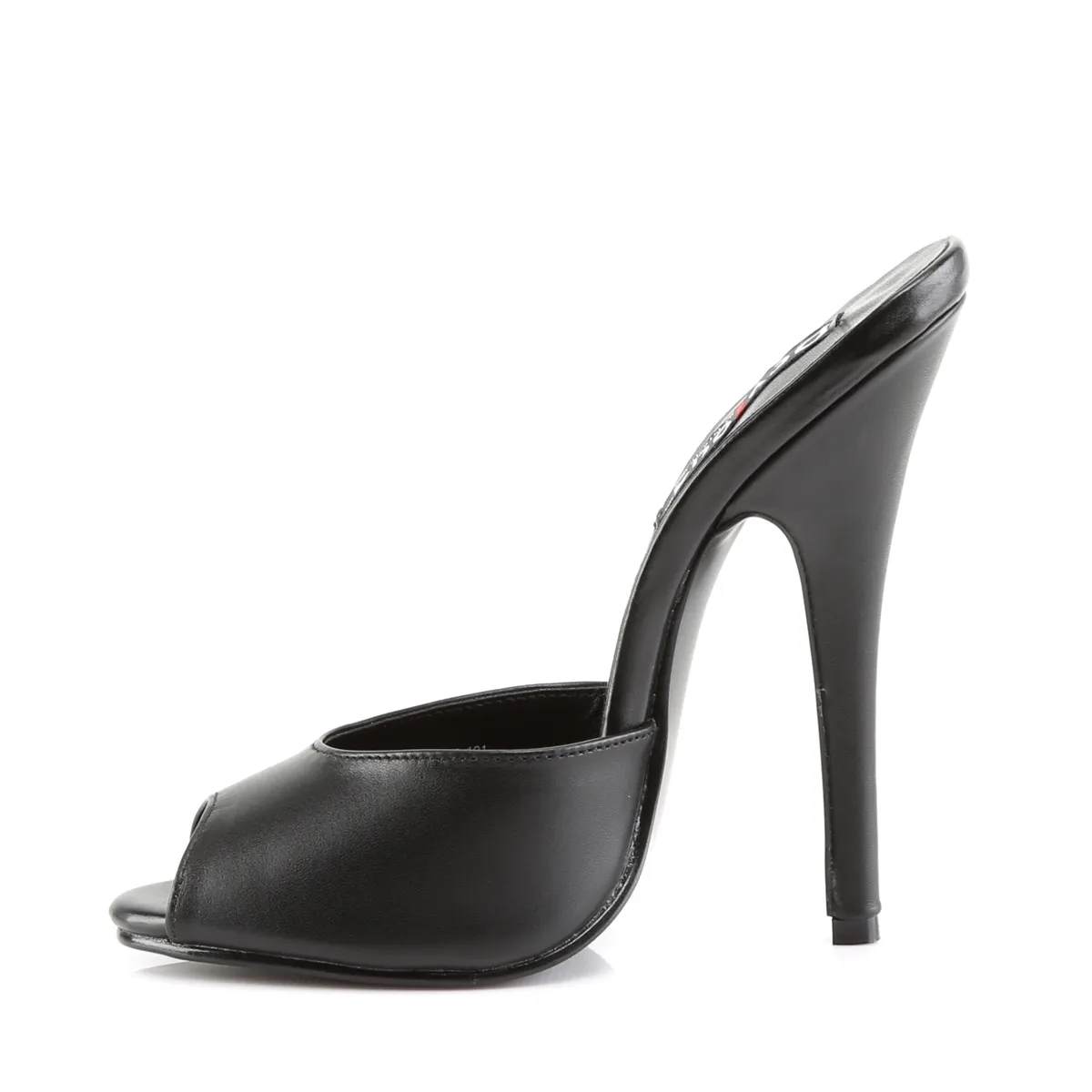 Cuir véritable 15 cm DOMINA-101 mules talons aiguilles pour homme