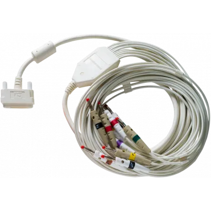 Câble patient à fiches banane pour ECG Cardioline