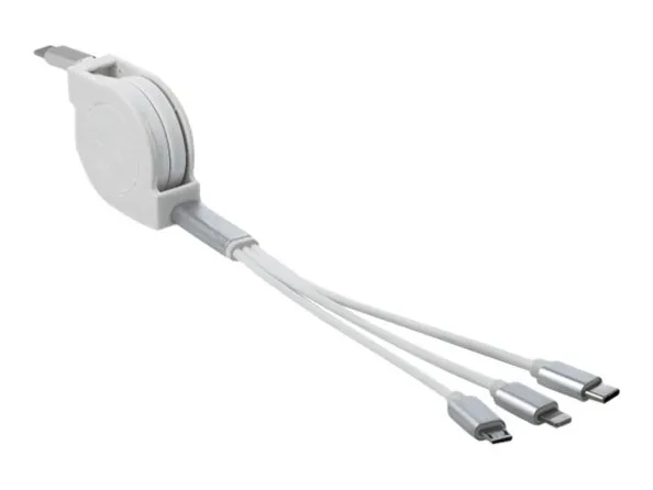 Câble rétractable USB-C vers USB-C/Lightning/Micro-USB B | USB-C 