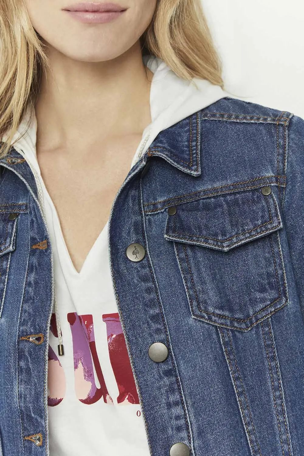DISCO - Veste en jean bleu nuage