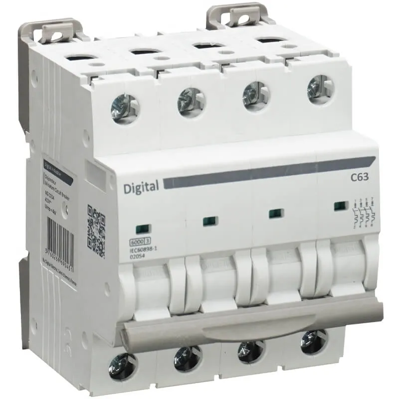 Disjoncteur Tétrapolaire 63A  Courbe C