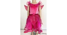 Déguisement Fée Roselia Disney Store Exclusive taille 5-6 ans Fée Clochette robe rose ailes