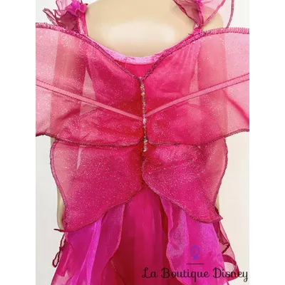 Déguisement Fée Roselia Disney Store Exclusive taille 5-6 ans Fée Clochette robe rose ailes
