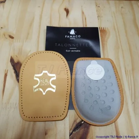 FAMACO PARIS talonnette en cuir véritable