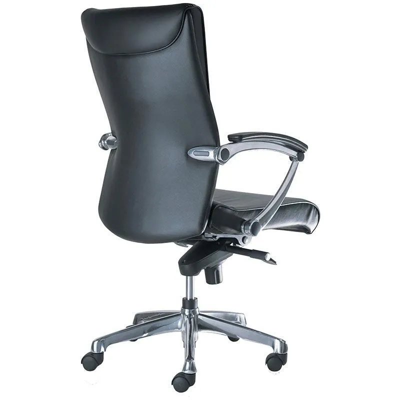 Fauteuil de direction - cuir noir