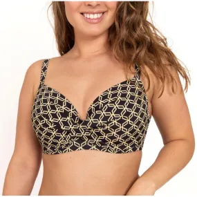 Haut de maillot de bain emboitant armatures Noir Sofia | 3 Suisses