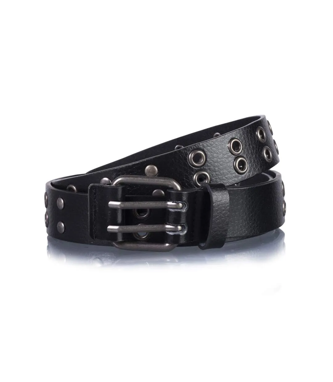 Isotoner Ceinture femme grainée œillet