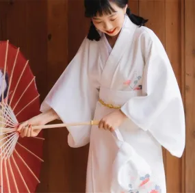 Kimono Blanc Femme