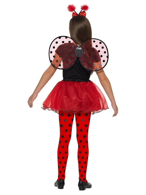 Kit enfant coccinelle (tutu, ailes et serre-tête)