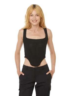 MIAOU  Corset avec armatures - Noir