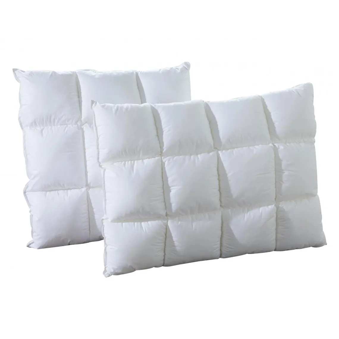 Oreiller NUAGE blanc en percale de coton | 3 Suisses