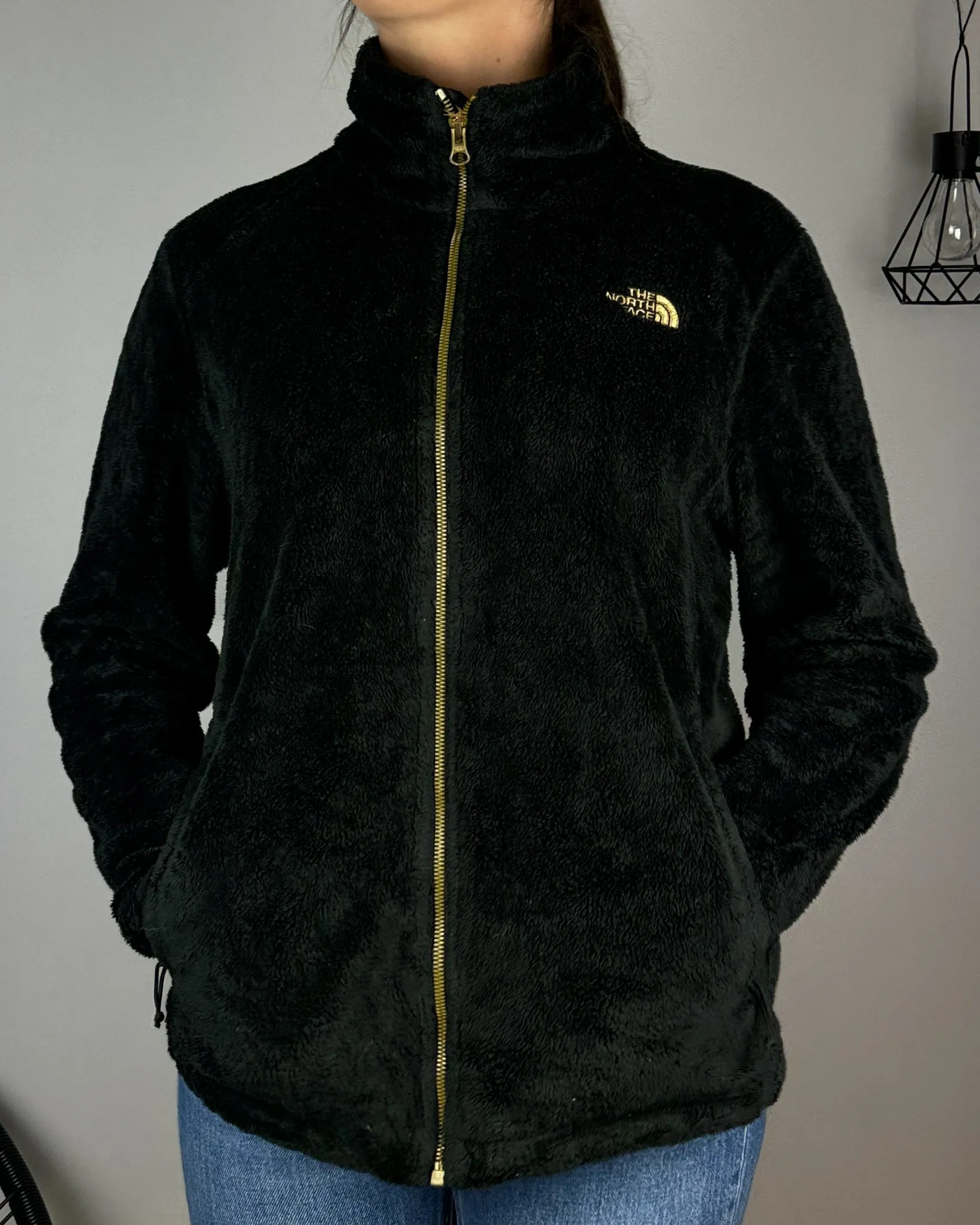 Polaire douce noir/doré The North Face (L) Unisex