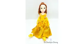 Poupée chiffon Belle La Belle et la Bête Disney Store 2014 peluche princesse jaune velours 52 cm