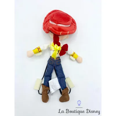 Poupée chiffon Jessie Toy Story Disney Store peluche cow girl chapeau 28 cm