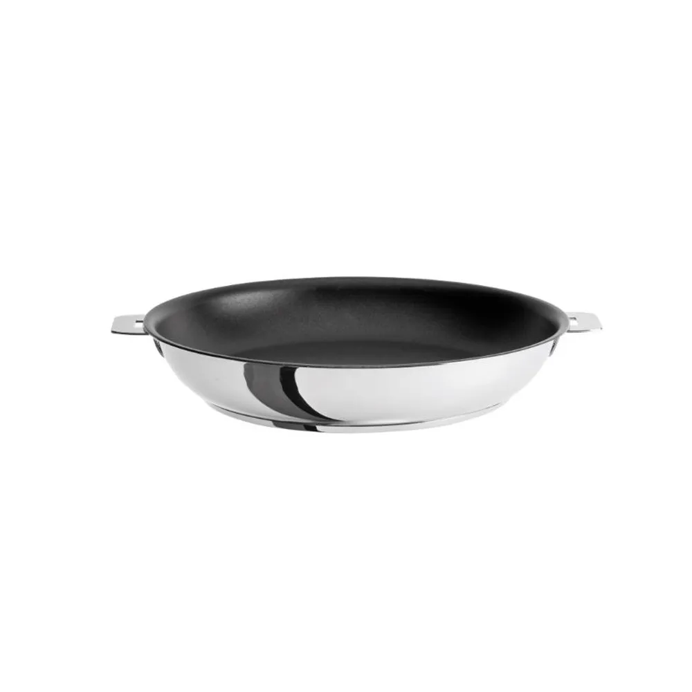 Poêle haute Cristel Mutine antiadhérente amovible inox - 2 tailles