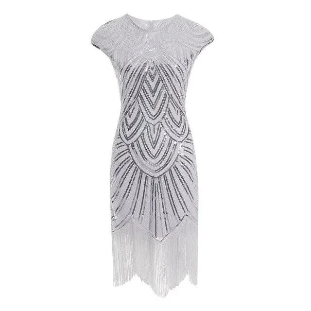 Robe Année 30 Couleur Argent