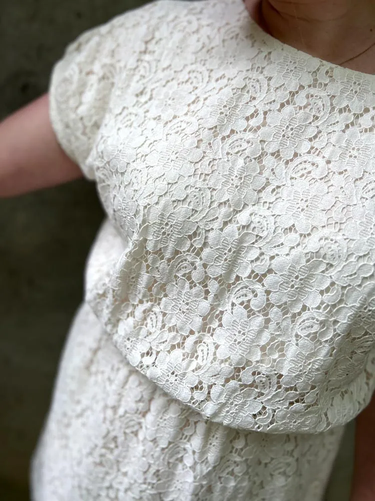Robe dentelle ivoire ELYA - Molly Brakcen - Prêt à porter femme Cléstyle XXS à 6XL M Couleur IVOIRE ECRU