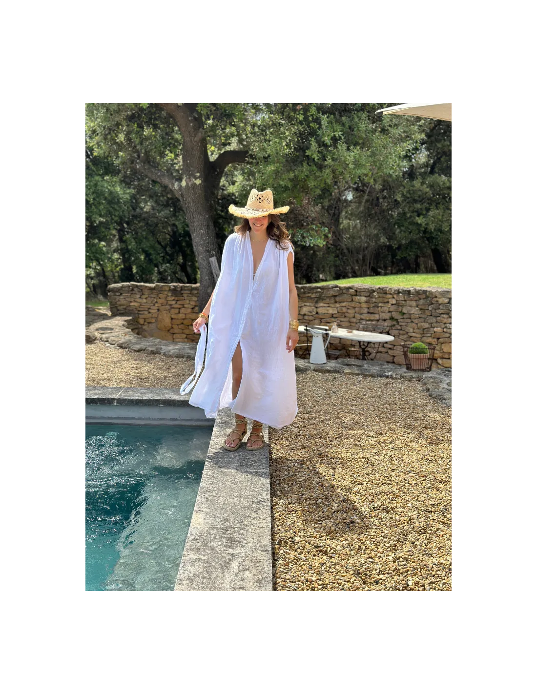 Robe HAWAI blanc