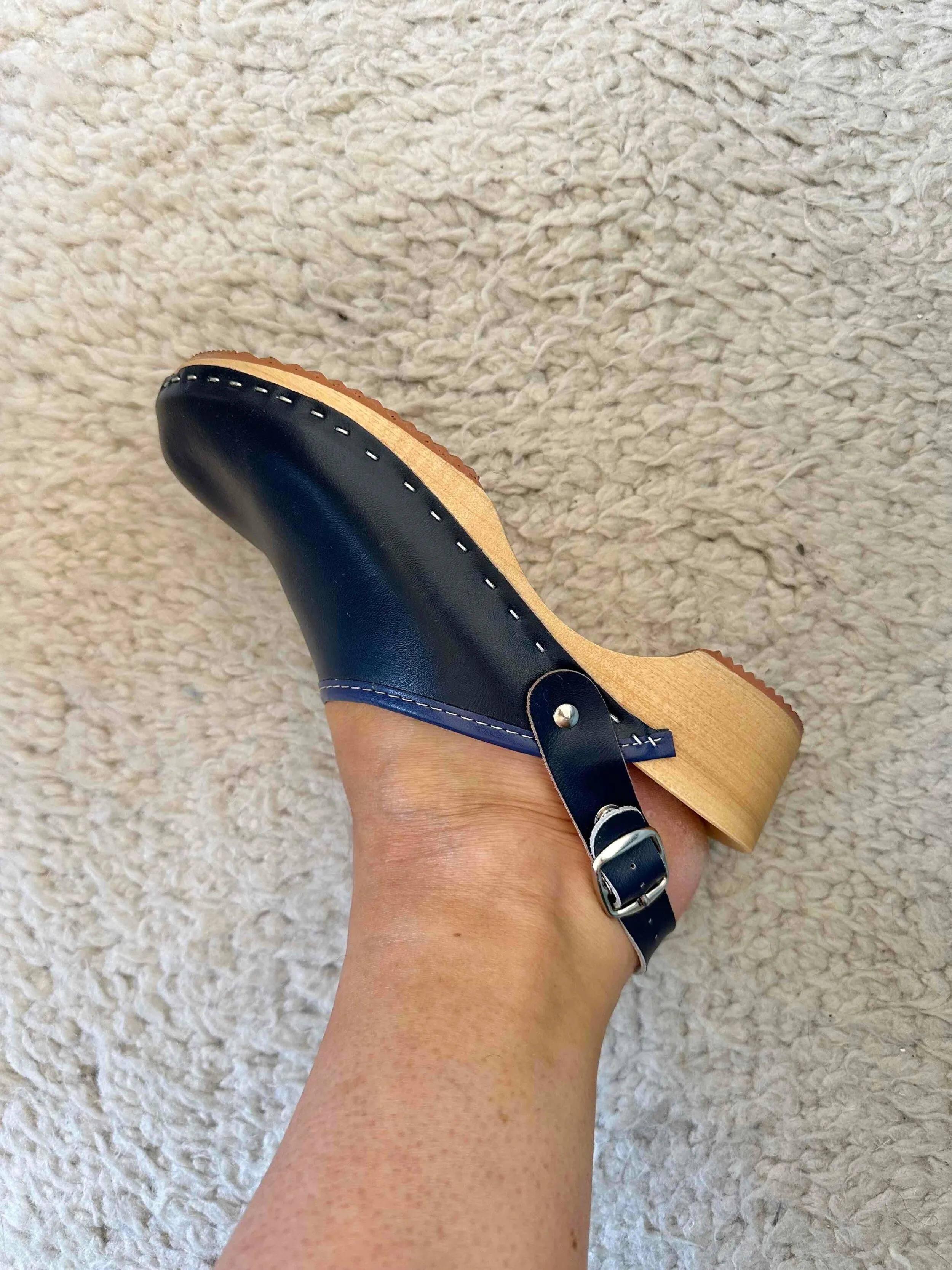 Sabots en cuir