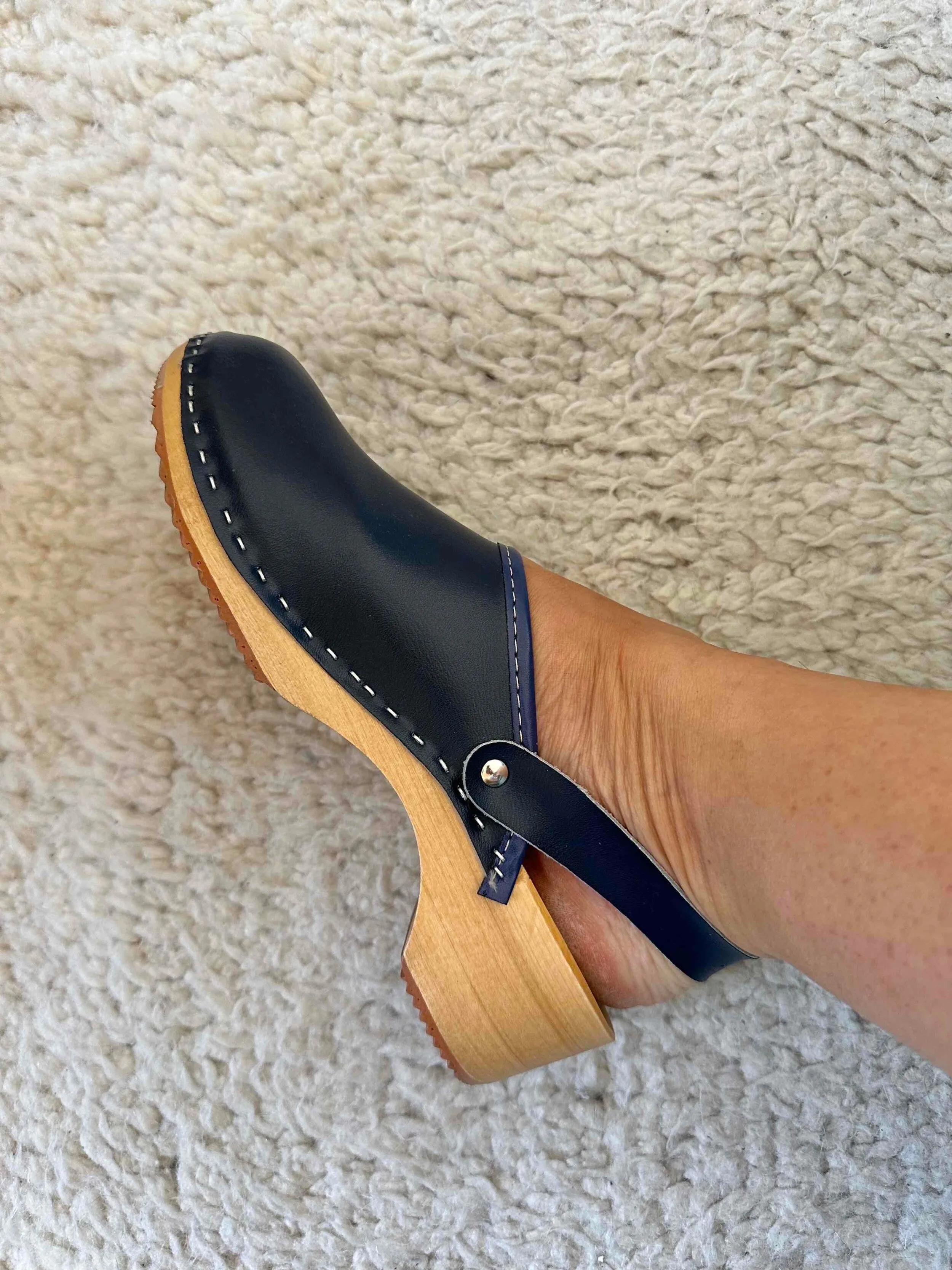 Sabots en cuir