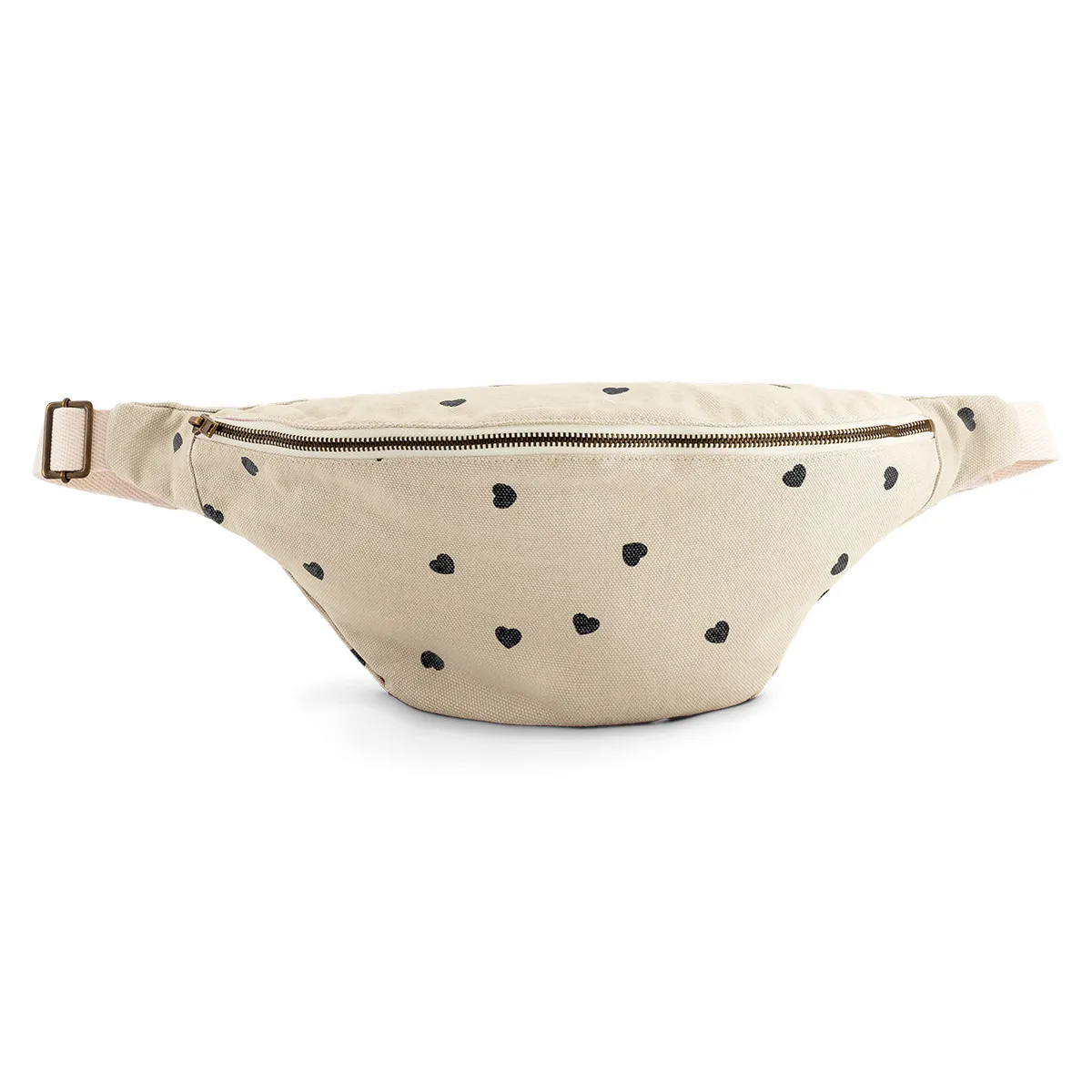 Sac Banane - Sable Coeurs Noirs