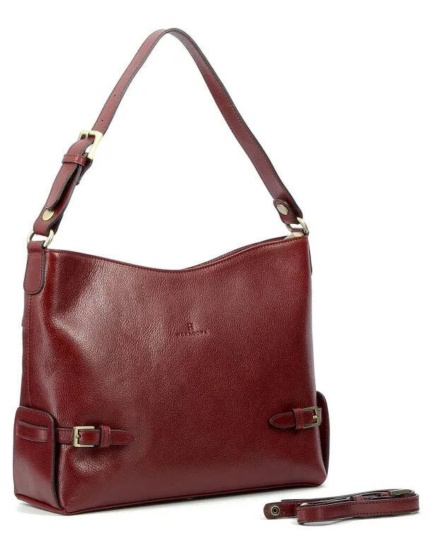 Sac cuir vachette carmin