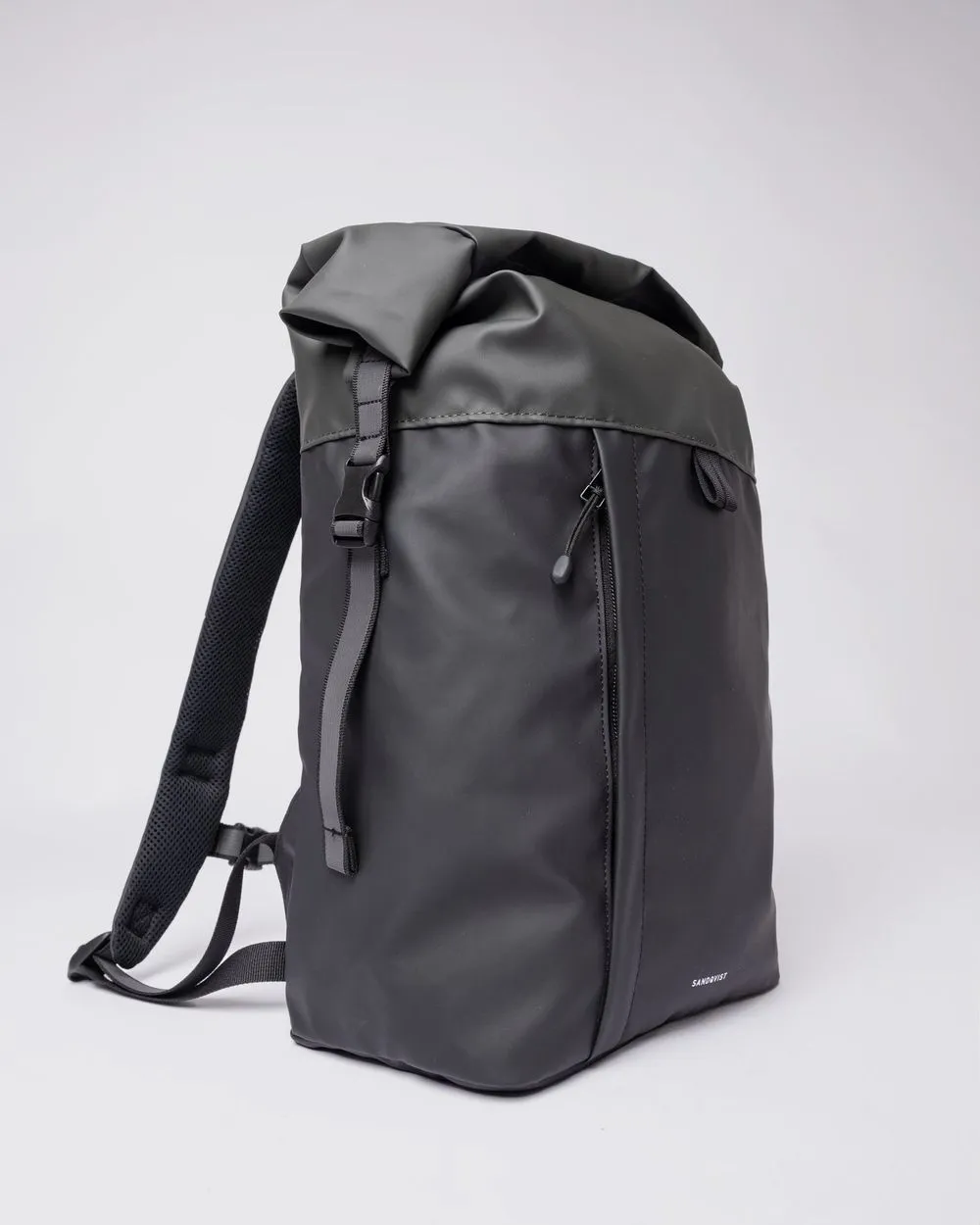 Sac à dos imperméable en matière recyclée | multicolore "konrad multi black dark green" Multi black/dark green