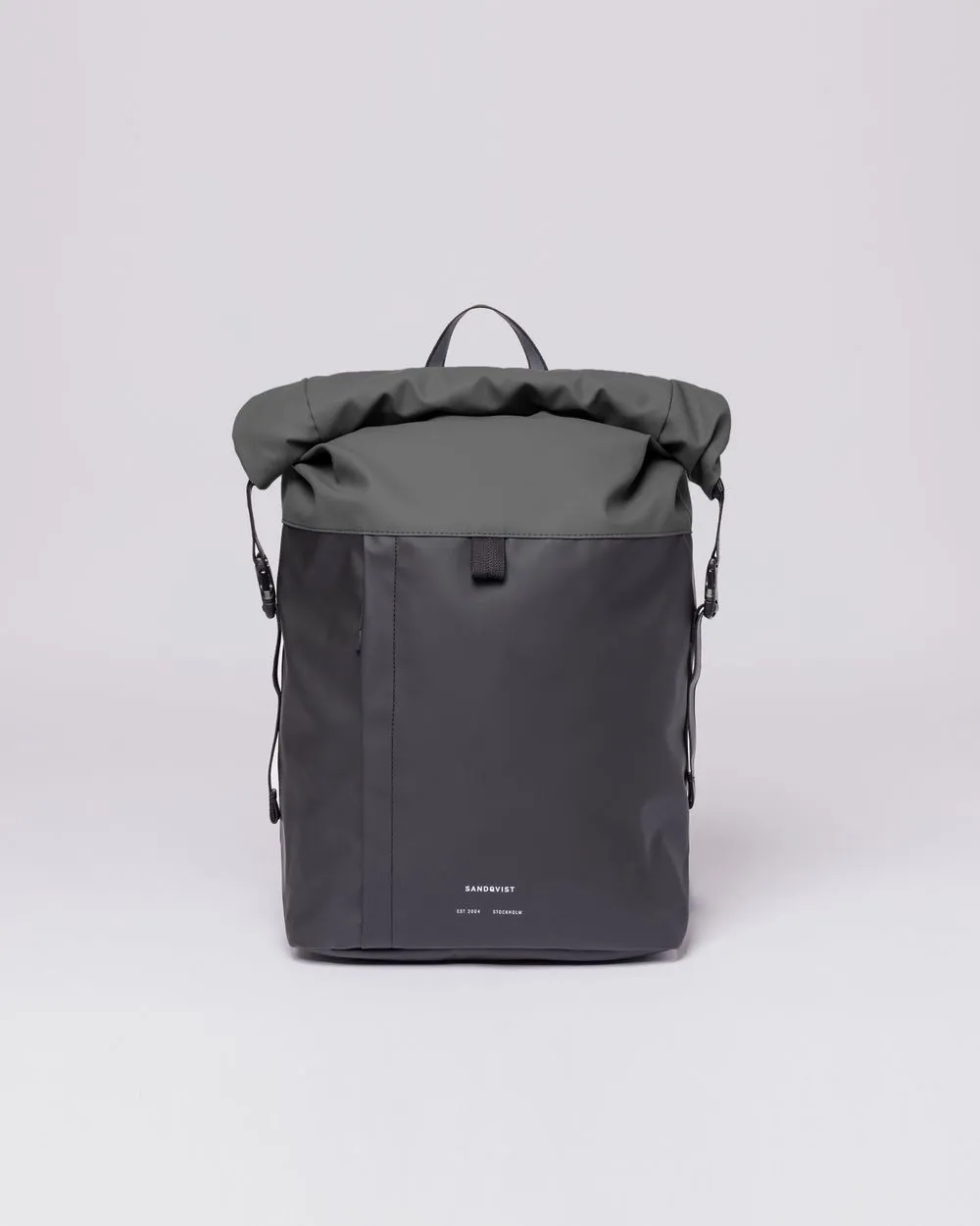 Sac à dos imperméable en matière recyclée | noir et gris "konrad multi dark"